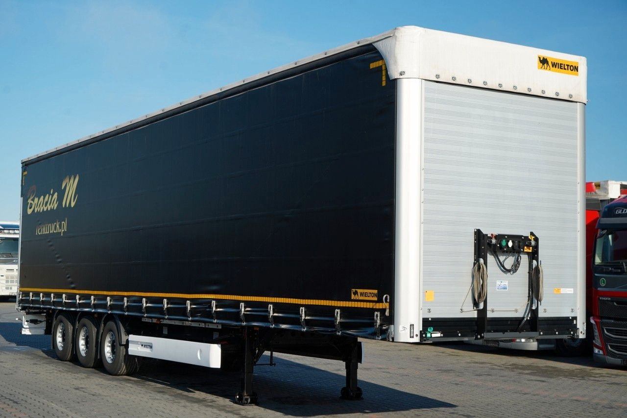 Wielton FIRANKA / MEGA / LOWDECK / MAŁO UŻYWANA / 80 TYS - 侧帘半拖车:图1 Wielton FIRANKA / MEGA / LOWDECK / MAŁO UŻYWANA / 80 TYS - 侧帘半拖车:图1