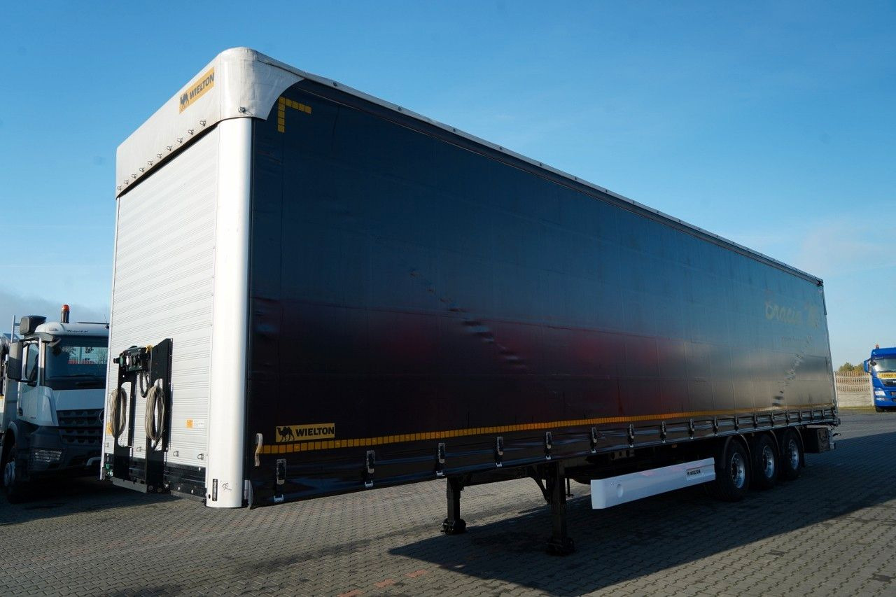Wielton FIRANKA / MEGA / LOWDECK / MAŁO UŻYWANA / 80 TYS - 侧帘半拖车:图4 Wielton FIRANKA / MEGA / LOWDECK / MAŁO UŻYWANA / 80 TYS - 侧帘半拖车:图4