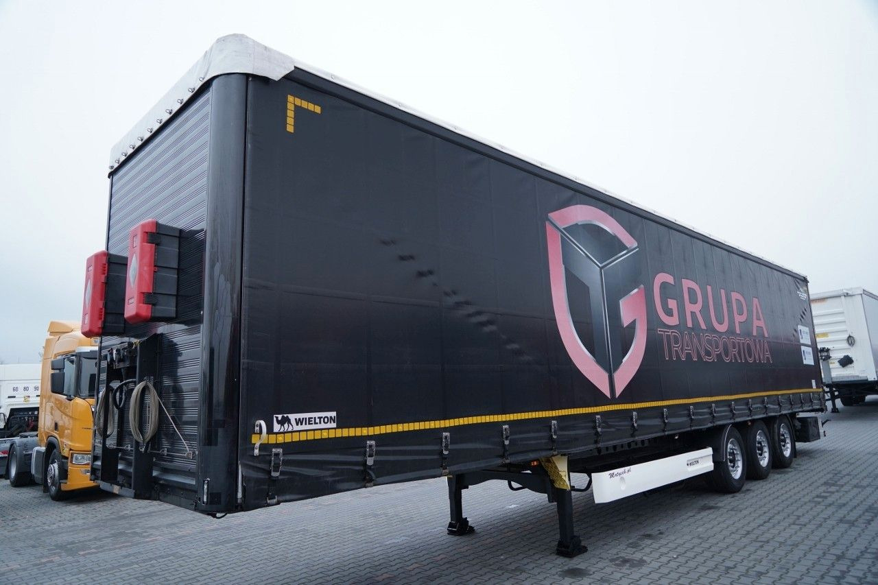 Wielton FIRANKA / VARIOS / 2x OŚ PODNOSZONA / - 侧帘半拖车:图2 Wielton FIRANKA / VARIOS / 2x OŚ PODNOSZONA / - 侧帘半拖车:图2