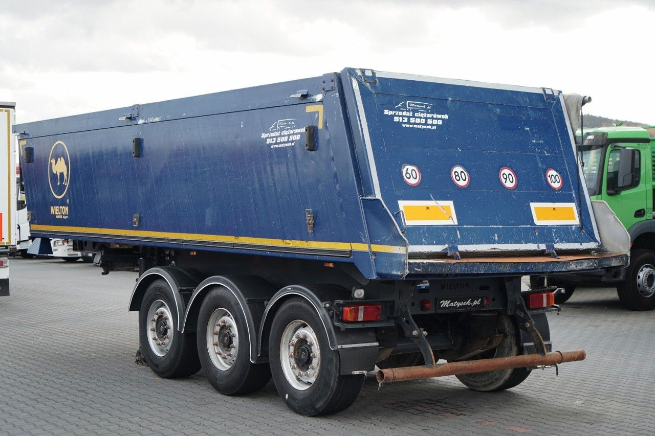 Wielton WYWROTKA / 24 M3 / ALUMINIOWA / OŚ PODNOSZONA / - 翻斗半拖车:图4 Wielton WYWROTKA / 24 M3 / ALUMINIOWA / OŚ PODNOSZONA / - 翻斗半拖车:图4
