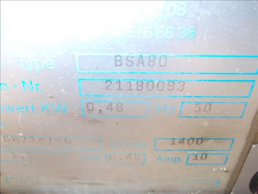 Erka BSA 80 80 Sheeter for Dough Strands (pretzel) - 烘焙设备:图3 Erka BSA 80 80 Sheeter for Dough Strands (pretzel) - 烘焙设备:图3