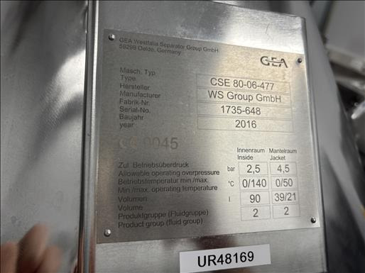 食品机械 GEA Westfalia CSE8006477 Separator：图9