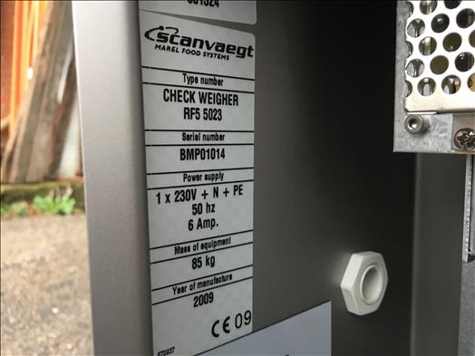 食品机械 Scanvaegt RF5 checkweigher：图7