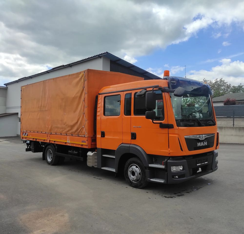 MAN TGL 8.180 DOKA / 6 OSOBOWY /BUTRO-PLANDEKA / - 侧帘卡车:图2 MAN TGL 8.180 DOKA / 6 OSOBOWY /BUTRO-PLANDEKA / - 侧帘卡车:图2