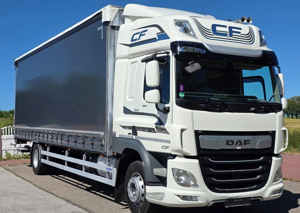 DAF CF290/CF320/FIRANKA/WINDA DHOLLANDIA / E6/JEDEN WŁAŚCICIEL/SPROWADZONY/22PALETY/2019/PODNOSZONY DACH/ JAK NOWY - 侧帘卡车:图1 DAF CF290/CF320/FIRANKA/WINDA DHOLLANDIA / E6/JEDEN WŁAŚCICIEL/SPROWADZONY/22PALETY/2019/PODNOSZONY DACH/ JAK NOWY - 侧帘卡车:图1