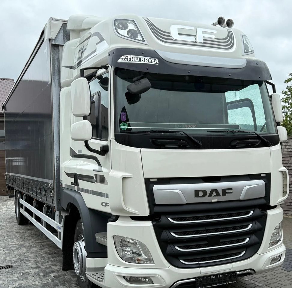 DAF CF290/CF320/FIRANKA/WINDA/E6/JEDEN WŁAŚCICIEL/SPROWADZONY/22PALETY/2019/PODNOSZONY DACH/ JAK NOWY - 侧帘卡车:图2 DAF CF290/CF320/FIRANKA/WINDA/E6/JEDEN WŁAŚCICIEL/SPROWADZONY/22PALETY/2019/PODNOSZONY DACH/ JAK NOWY - 侧帘卡车:图2