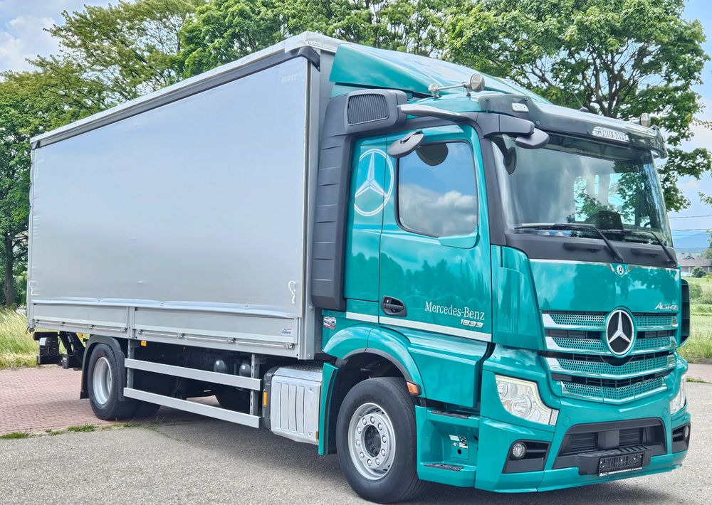 Mercedes-Benz ACTROS 1833 / BURTO-FIRANKA / WINDA / 18 PALET / 8600 ŁADOWNOŚĆ / AUTOMAT / DUŻY SILNIK / 10.2019 ROK / SYPIALKA / LEDY / KAMERY / VIRTUAL COCPIT/ JAK NOWY - 侧帘卡车:图2 Mercedes-Benz ACTROS 1833 / BURTO-FIRANKA / WINDA / 18 PALET / 8600 ŁADOWNOŚĆ / AUTOMAT / DUŻY SILNIK / 10.2019 ROK / SYPIALKA / LEDY / KAMERY / VIRTUAL COCPIT/ JAK NOWY - 侧帘卡车:图2