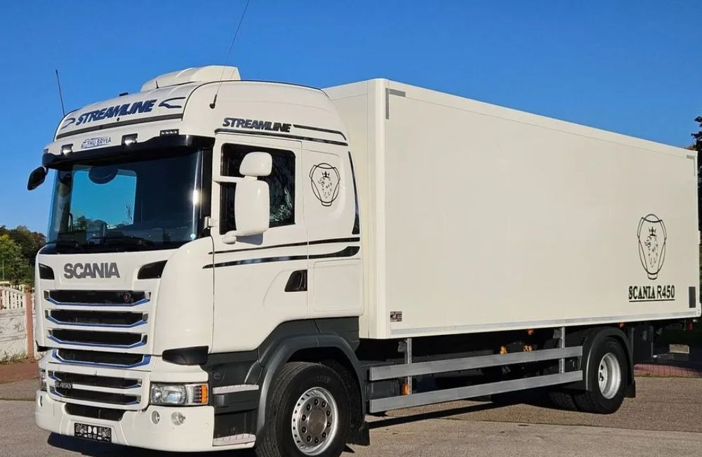 Scania R450/G410/G450/IZOTERMA/2017/DO BYDŁA/DO ŻYWCA/WINDA/KONTENER/SILNIK6/18PALET/EURO6/SPROWADZONA/NISKI PRZEBIEG/JEDEN WŁAŚCICIEL - 冷藏车:图1 Scania R450/G410/G450/IZOTERMA/2017/DO BYDŁA/DO ŻYWCA/WINDA/KONTENER/SILNIK6/18PALET/EURO6/SPROWADZONA/NISKI PRZEBIEG/JEDEN WŁAŚCICIEL - 冷藏车:图1