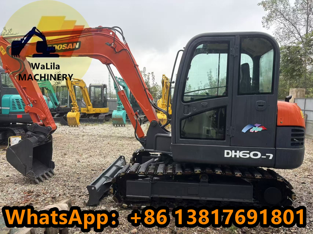 DOOSAN DH60-7 - 小型挖掘机:图1 DOOSAN DH60-7 - 小型挖掘机:图1