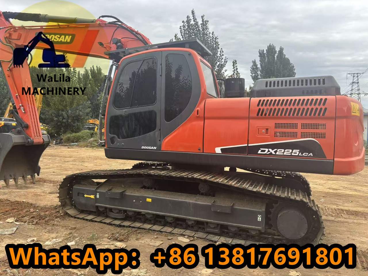 DOOSAN DX225 - 履带式挖掘机:图3 DOOSAN DX225 - 履带式挖掘机:图3