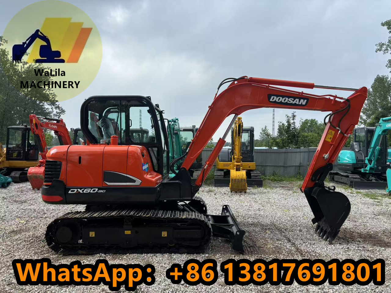 DOOSAN DX60-9 - 小型挖掘机:图1 DOOSAN DX60-9 - 小型挖掘机:图1