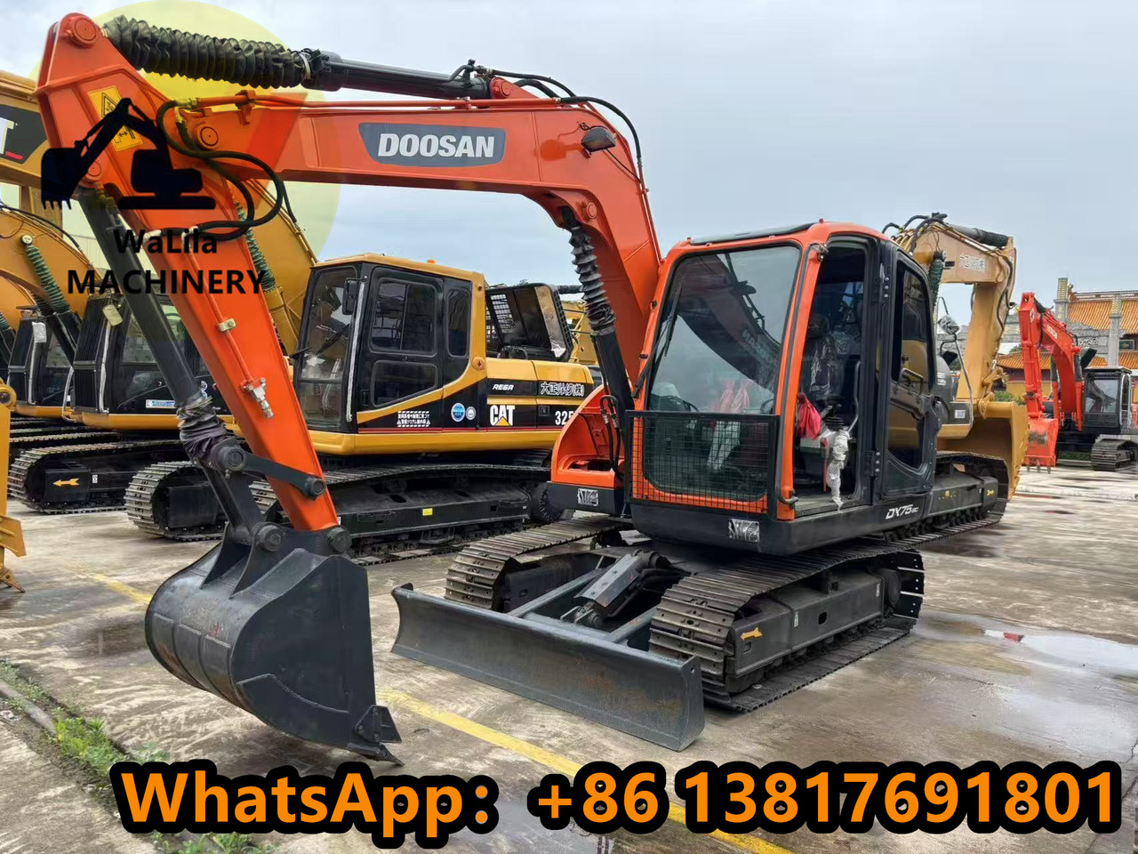 DOOSAN DX75-9 - 小型挖掘机:图1 DOOSAN DX75-9 - 小型挖掘机:图1