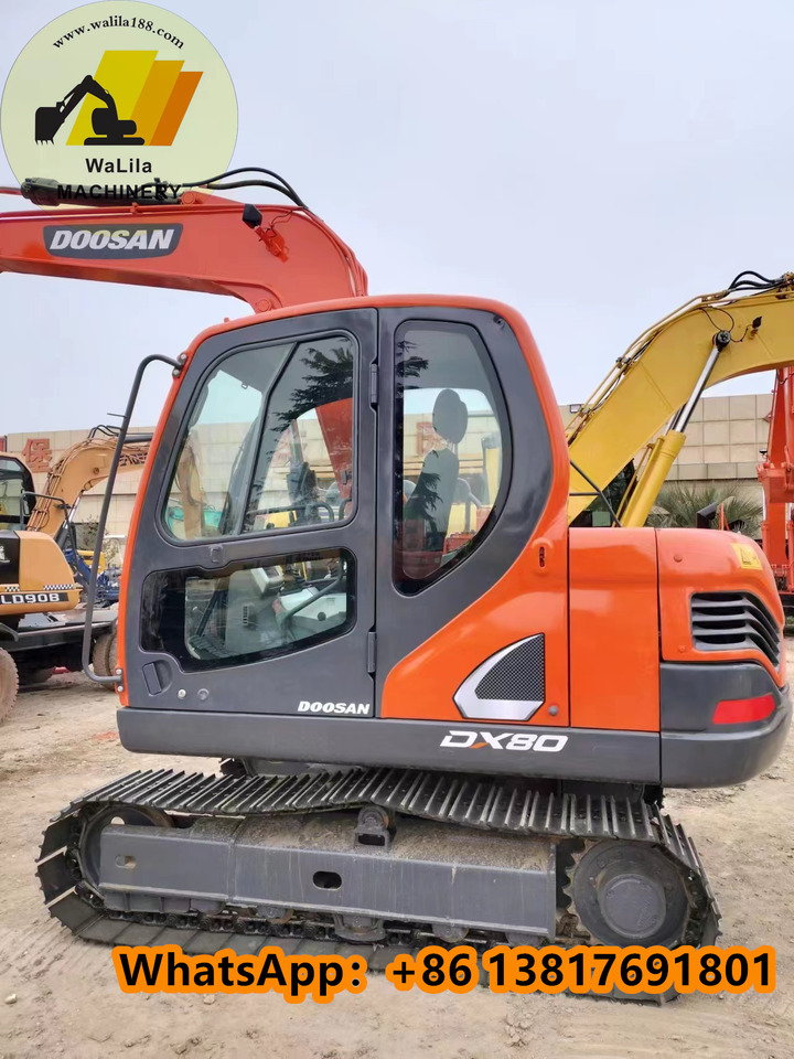 DOOSAN DX80 - 小型挖掘机:图2 DOOSAN DX80 - 小型挖掘机:图2