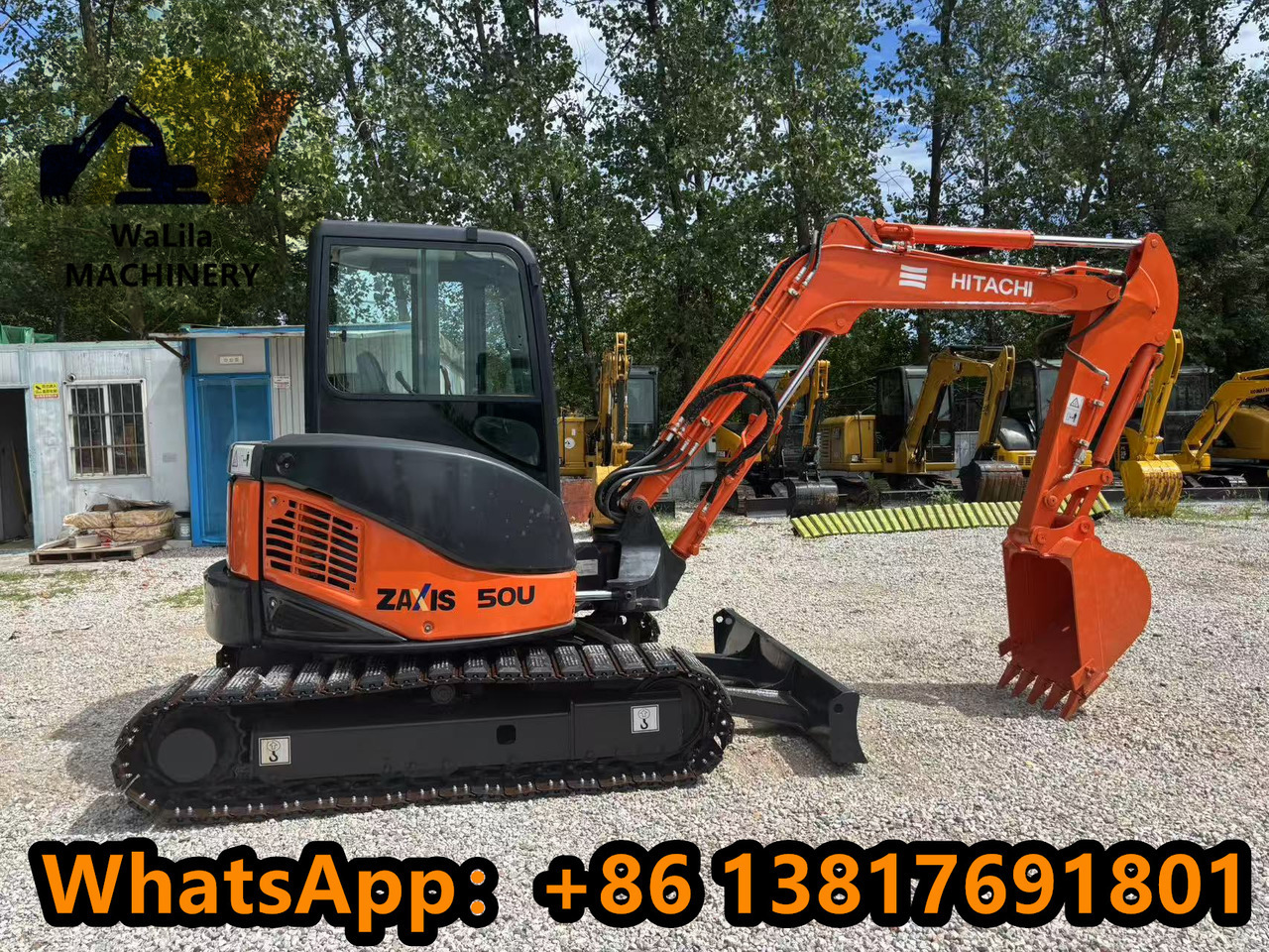 HITACHI ZX50 - 小型挖掘机:图1 HITACHI ZX50 - 小型挖掘机:图1