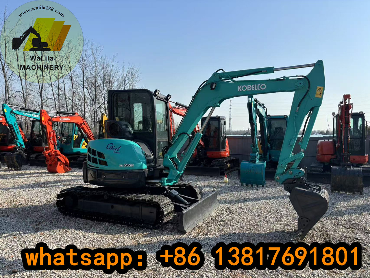 KOBELCO SK55 - 小型挖掘机:图3 KOBELCO SK55 - 小型挖掘机:图3