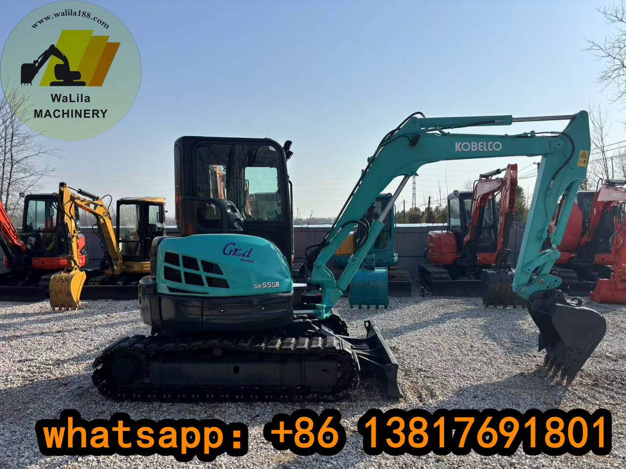 KOBELCO SK55 - 小型挖掘机:图1 KOBELCO SK55 - 小型挖掘机:图1