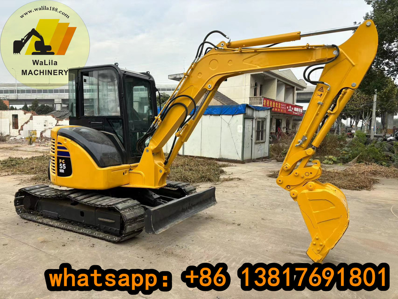 KOMATSU PC 55 MR-3 - 小型挖掘机:图1 KOMATSU PC 55 MR-3 - 小型挖掘机:图1