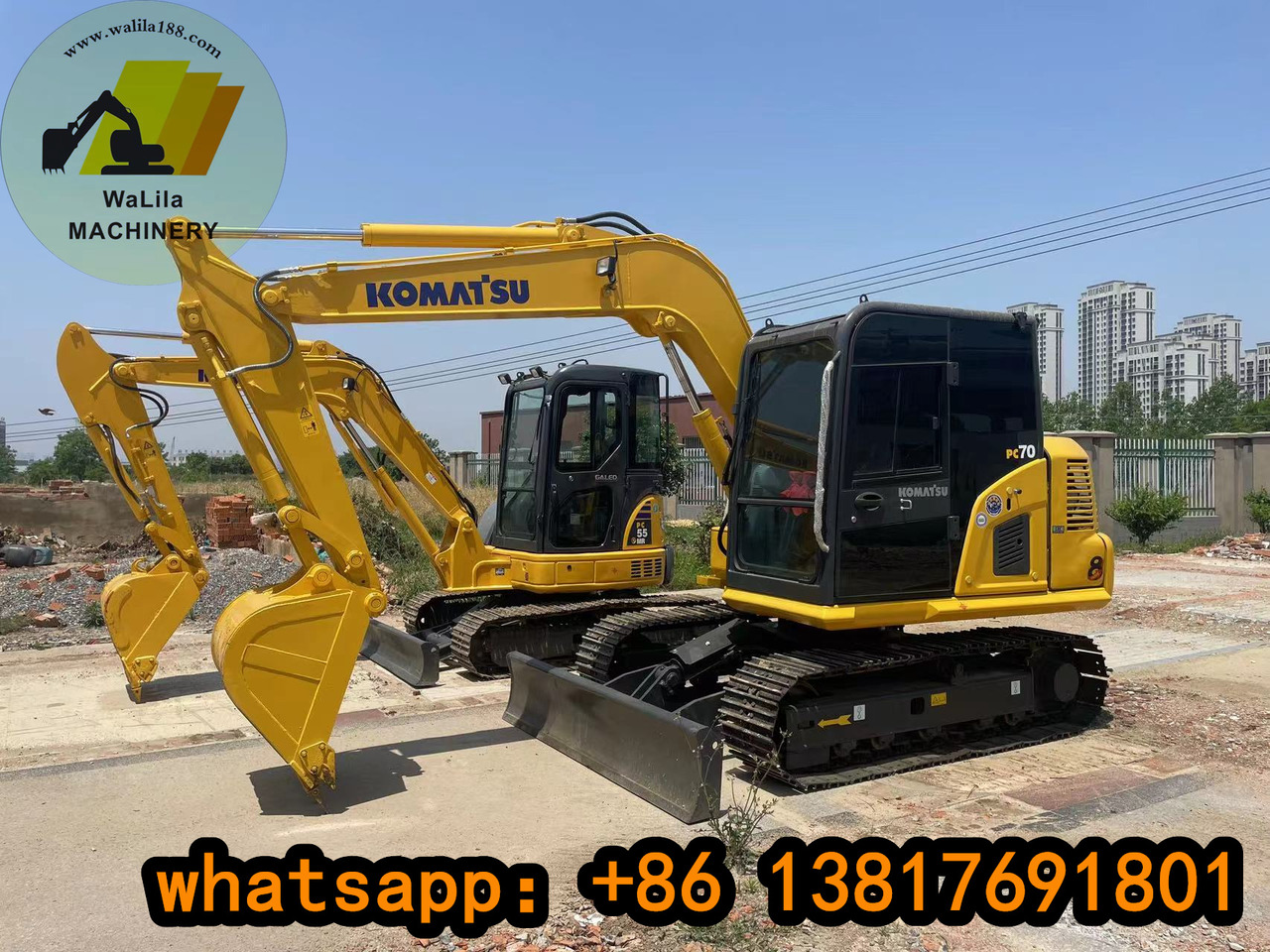 小型挖掘机 KOMATSU PC 70-8：图8