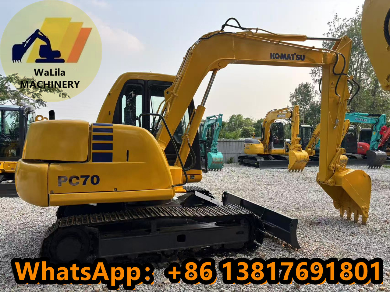 KOMATSU PC70 - 小型挖掘机:图2 KOMATSU PC70 - 小型挖掘机:图2