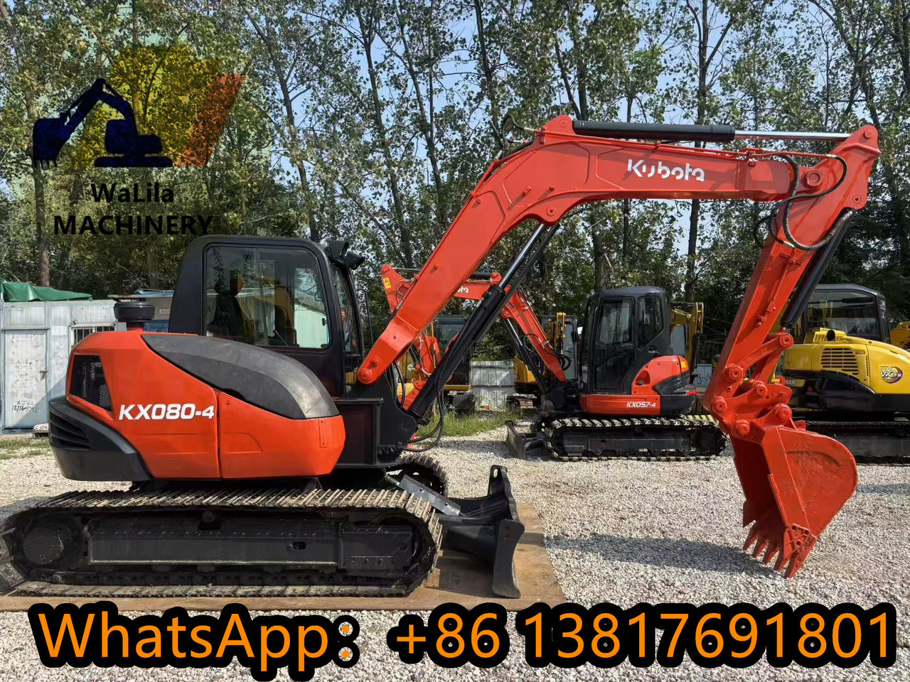 KUBOTA KX080 - 小型挖掘机:图5 KUBOTA KX080 - 小型挖掘机:图5