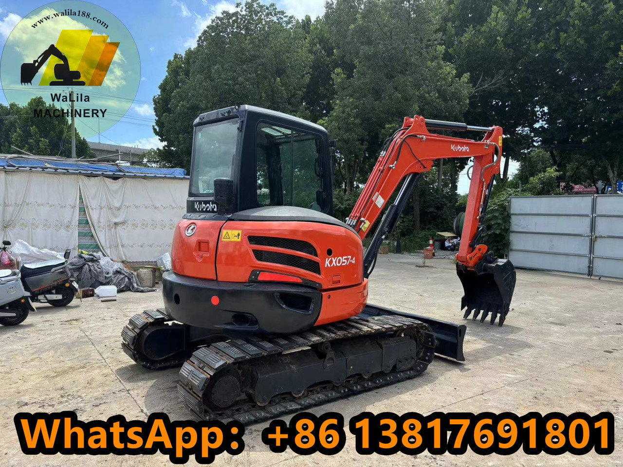 KUBOTA Kx057-4 - 小型挖掘机:图4 KUBOTA Kx057-4 - 小型挖掘机:图4