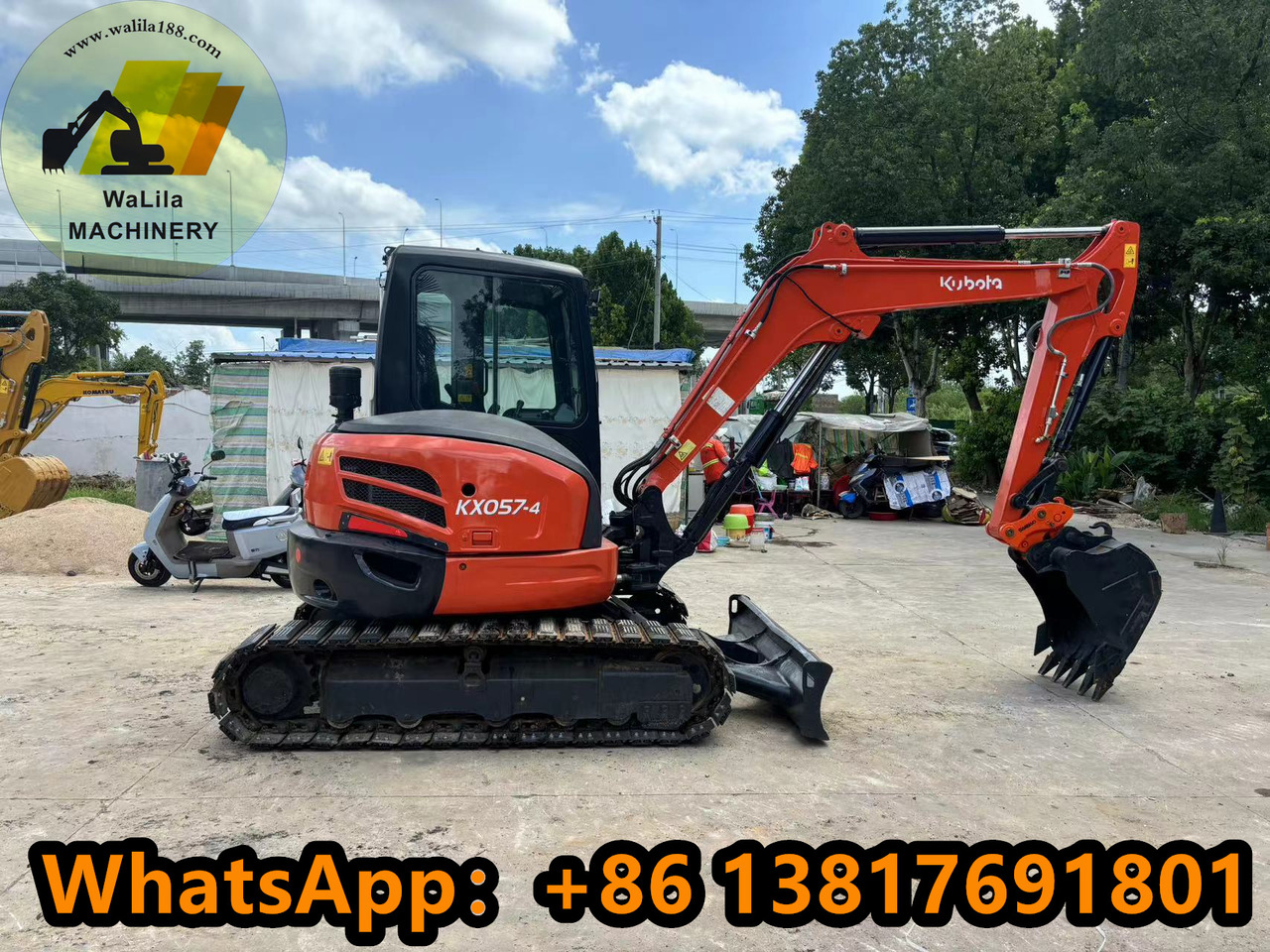 KUBOTA Kx057-4 - 小型挖掘机:图1 KUBOTA Kx057-4 - 小型挖掘机:图1