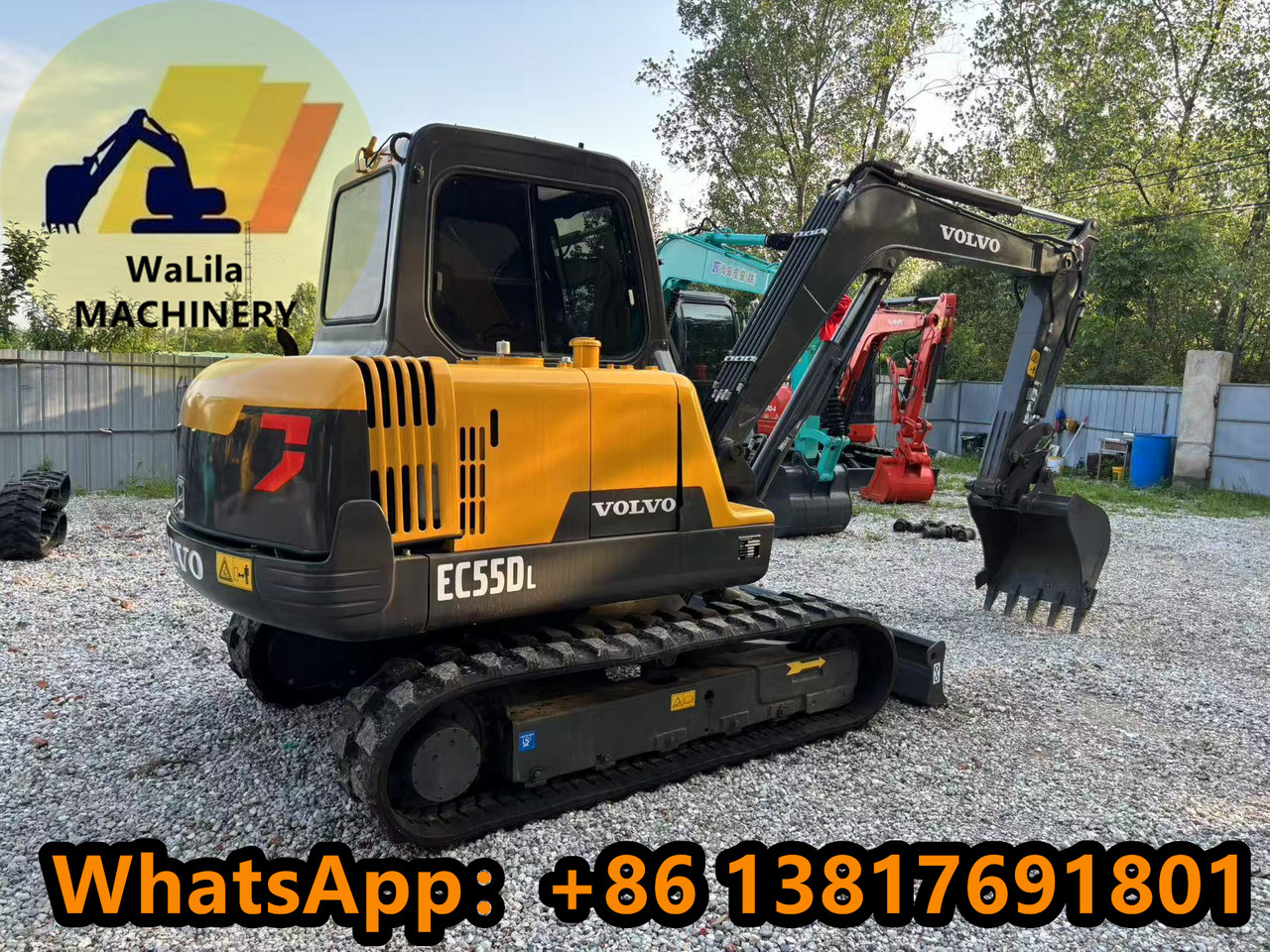 VOLVO EC55 Rubber track version - 小型挖掘机:图4 VOLVO EC55 Rubber track version - 小型挖掘机:图4