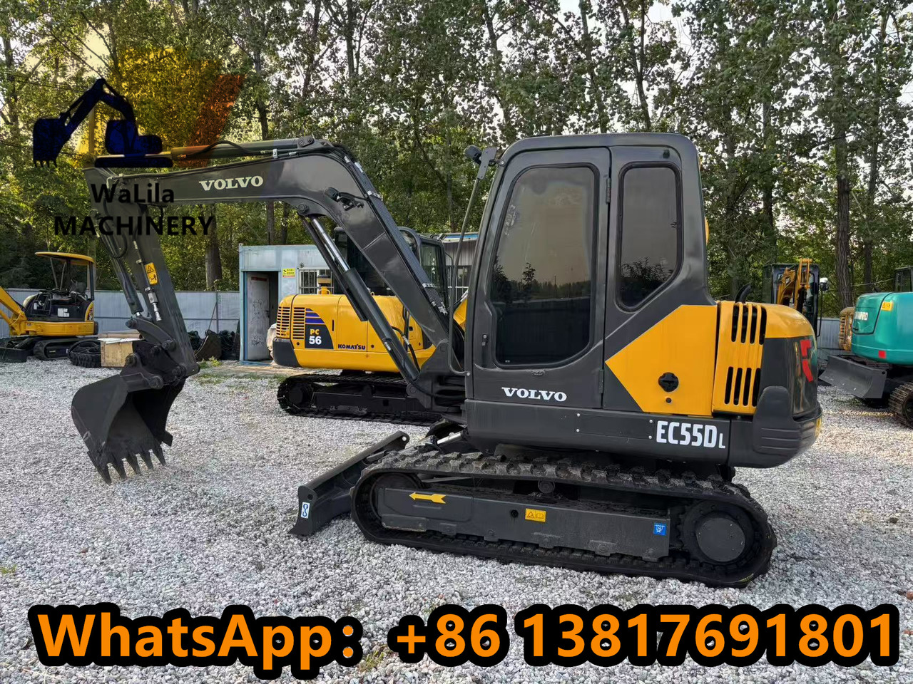 VOLVO EC55 Rubber track version - 小型挖掘机:图1 VOLVO EC55 Rubber track version - 小型挖掘机:图1