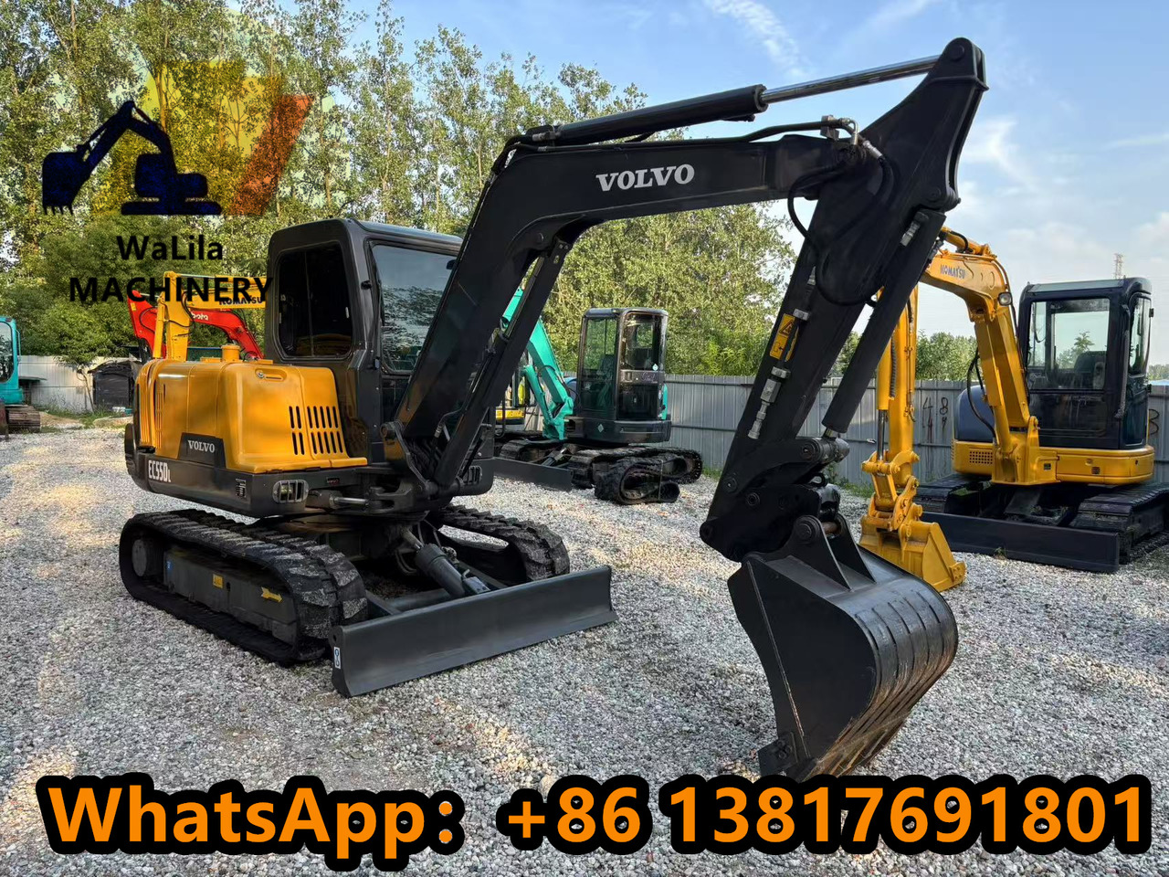 VOLVO EC55 Rubber track version - 小型挖掘机:图3 VOLVO EC55 Rubber track version - 小型挖掘机:图3