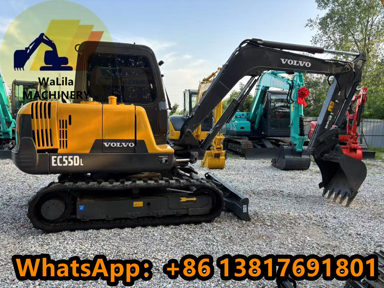 VOLVO EC55 Rubber track version - 小型挖掘机:图2 VOLVO EC55 Rubber track version - 小型挖掘机:图2