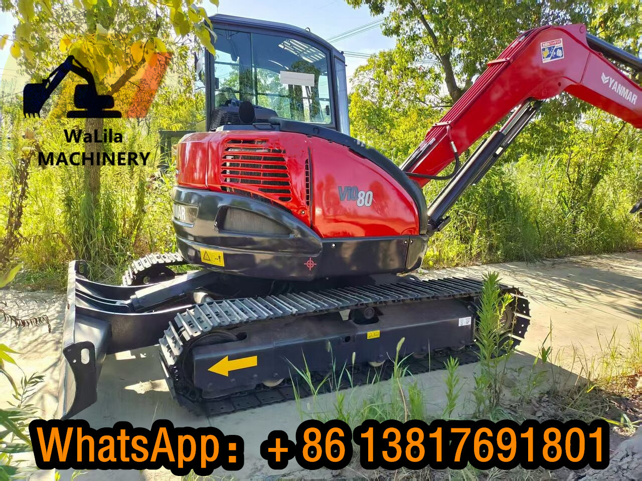 YANMAR VIO80 - 小型挖掘机:图1 YANMAR VIO80 - 小型挖掘机:图1