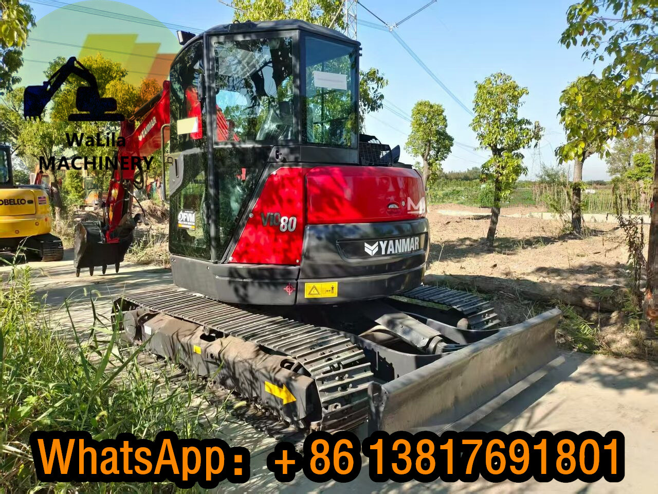 YANMAR VIO80 - 小型挖掘机:图2 YANMAR VIO80 - 小型挖掘机:图2