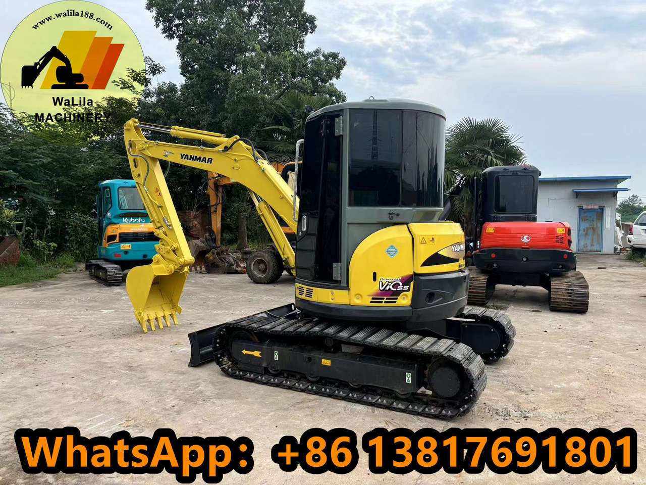 Yanmar Vio 55 Vio55 - 小型挖掘机:图1 Yanmar Vio 55 Vio55 - 小型挖掘机:图1