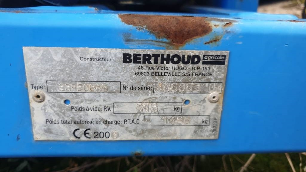 Berthoud Winair 1500 - 浆液注入器:图4 Berthoud Winair 1500 - 浆液注入器:图4