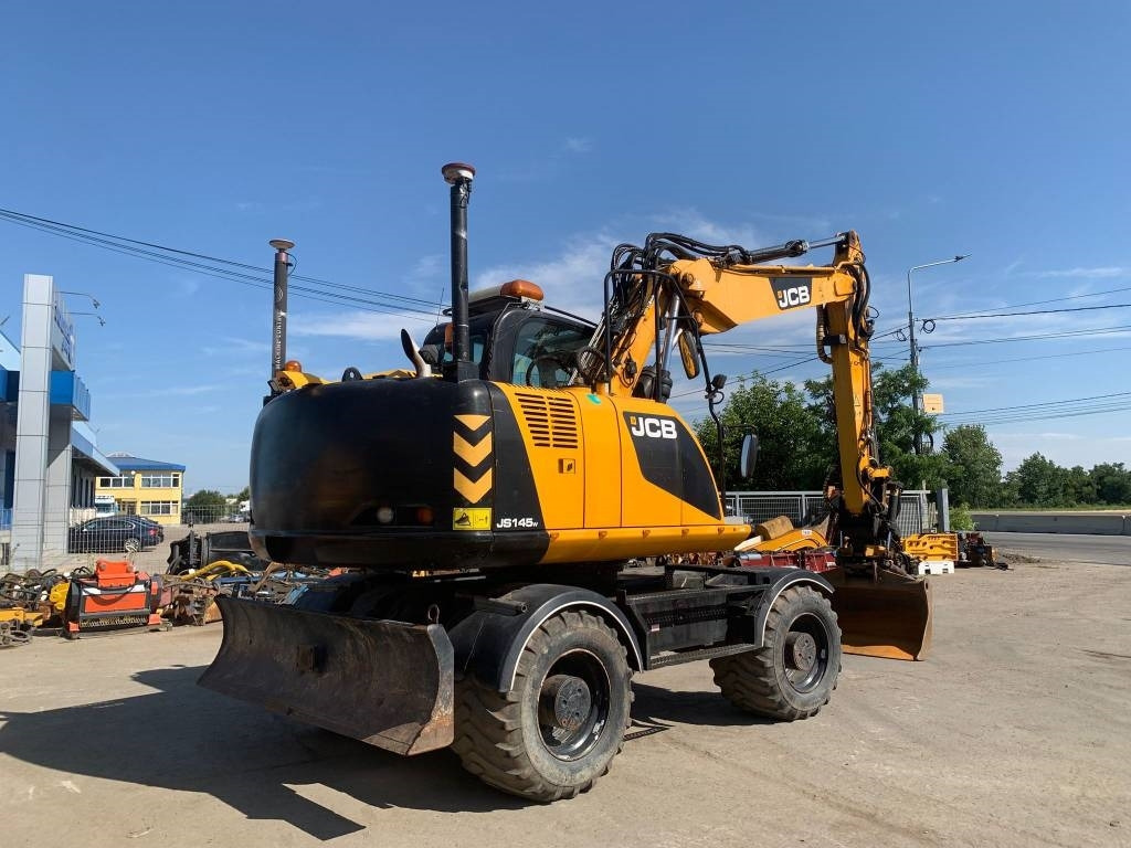 JCB JS 145 W+Engcon Rototilt+Sistem Laser 2D Leica Ico - 轮式挖掘机:图4 JCB JS 145 W+Engcon Rototilt+Sistem Laser 2D Leica Ico - 轮式挖掘机:图4