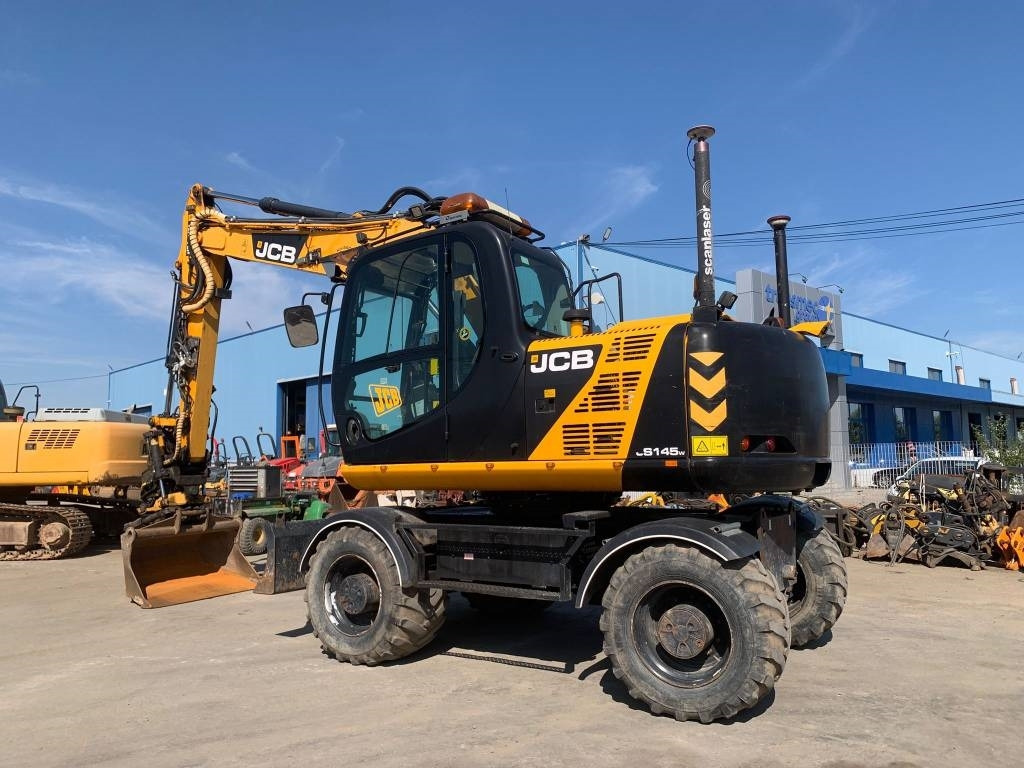轮式挖掘机 JCB JS 145 W+Engcon Rototilt+Sistem Laser 2D Leica Ico：图11