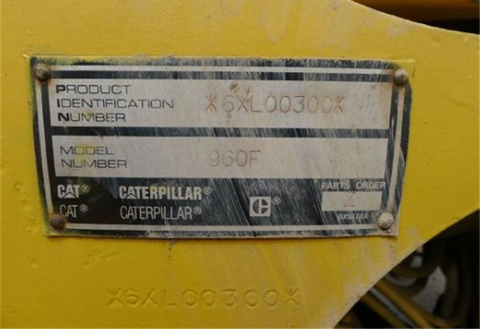 Caterpillar 960F - 轮式装载机:图1 Caterpillar 960F - 轮式装载机:图1