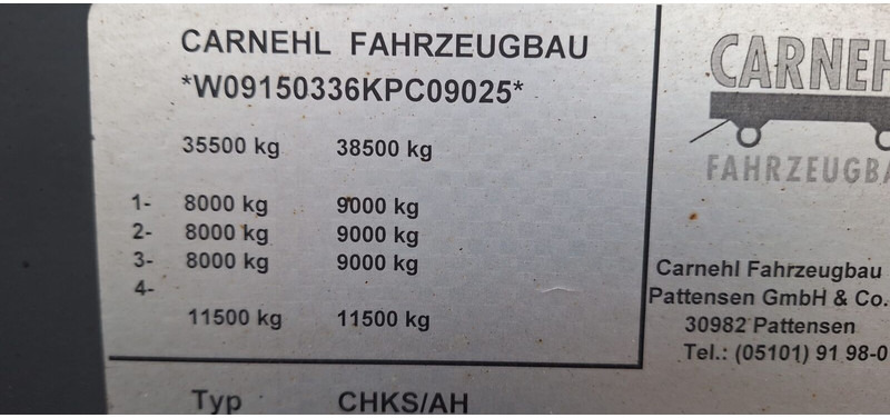 Carnehl CHKS AH - 翻斗半拖车:图5 Carnehl CHKS AH - 翻斗半拖车:图5