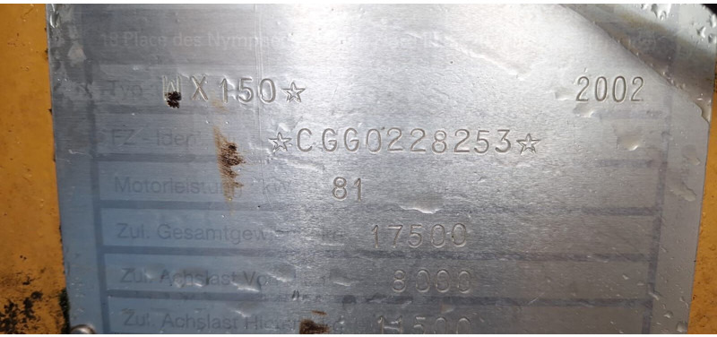 Case WX150 - 轮式挖掘机:图5 Case WX150 - 轮式挖掘机:图5