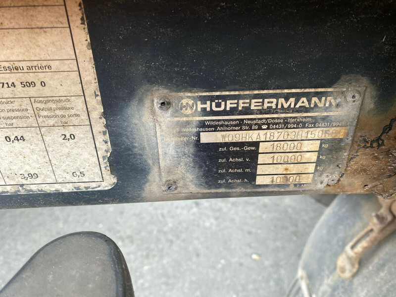 Huffermann HKA 1870 Abrollanhänger - 滚出式/ 箕斗拖车:图3 Huffermann HKA 1870 Abrollanhänger - 滚出式/ 箕斗拖车:图3