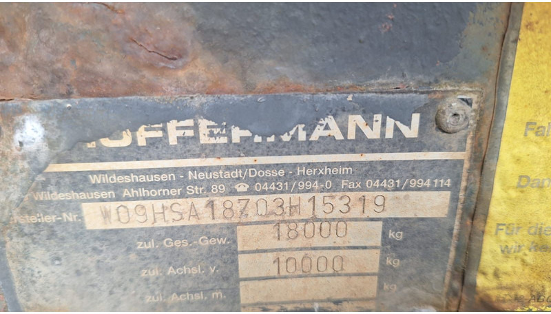 Huffermann HSA 1870 Abrollanhänger - 滚出式/ 箕斗拖车:图5 Huffermann HSA 1870 Abrollanhänger - 滚出式/ 箕斗拖车:图5