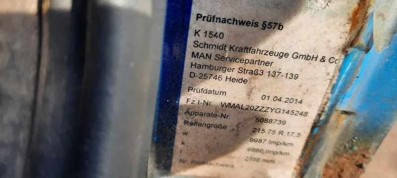 吊钩升降车 MAN L2000 Abrollkipper:图7 吊钩升降车 MAN L2000 Abrollkipper:图7