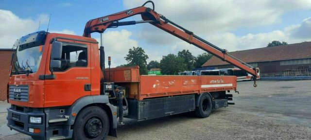 MAN TG-M18.280PS Hiab 111B-2 mit Funk - 栏板式/ 平板卡车, 起重车:图3 MAN TG-M18.280PS Hiab 111B-2 mit Funk - 栏板式/ 平板卡车, 起重车:图3
