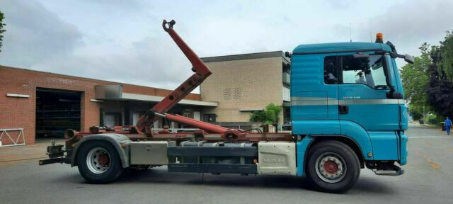 MAN TGS 18.440 Abroller mit Funk +Kran vor - 吊钩升降车, 起重车:图3 MAN TGS 18.440 Abroller mit Funk +Kran vor - 吊钩升降车, 起重车:图3