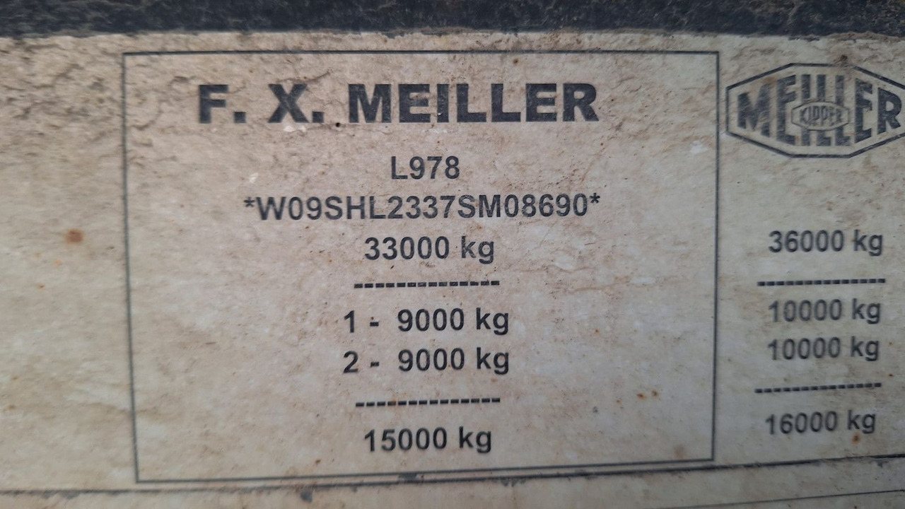 Meiller TR 2 Kippmulde 24 Kubik Stahl Zwillingsbereiffu - 翻斗半拖车:图4 Meiller TR 2 Kippmulde 24 Kubik Stahl Zwillingsbereiffu - 翻斗半拖车:图4