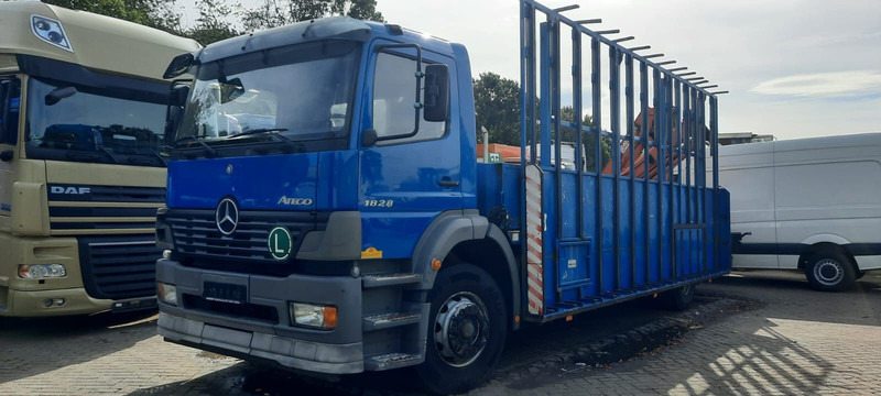 Mercedes-Benz 1828 Pritsche+Glastransport - 栏板式/ 平板卡车, 起重车:图2 Mercedes-Benz 1828 Pritsche+Glastransport - 栏板式/ 平板卡车, 起重车:图2