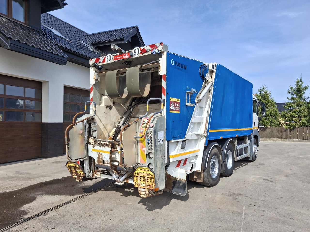 MAN MAN TGS 28.360 Śmieciarka Müllwagen Garbage Truck FAUN 3 Osie - 垃圾车:图5 MAN MAN TGS 28.360 Śmieciarka Müllwagen Garbage Truck FAUN 3 Osie - 垃圾车:图5