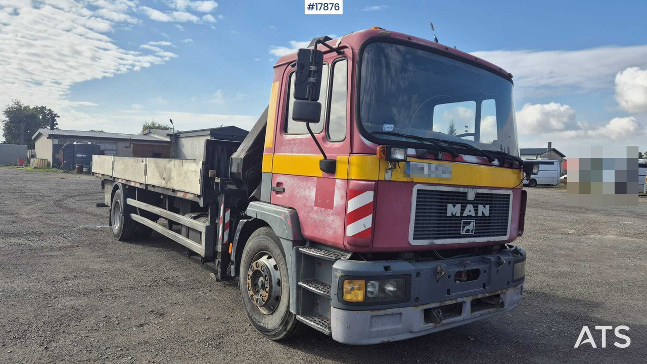 1997 MAN 18.224 - 栏板式/ 平板卡车, 起重车:图3 1997 MAN 18.224 - 栏板式/ 平板卡车, 起重车:图3