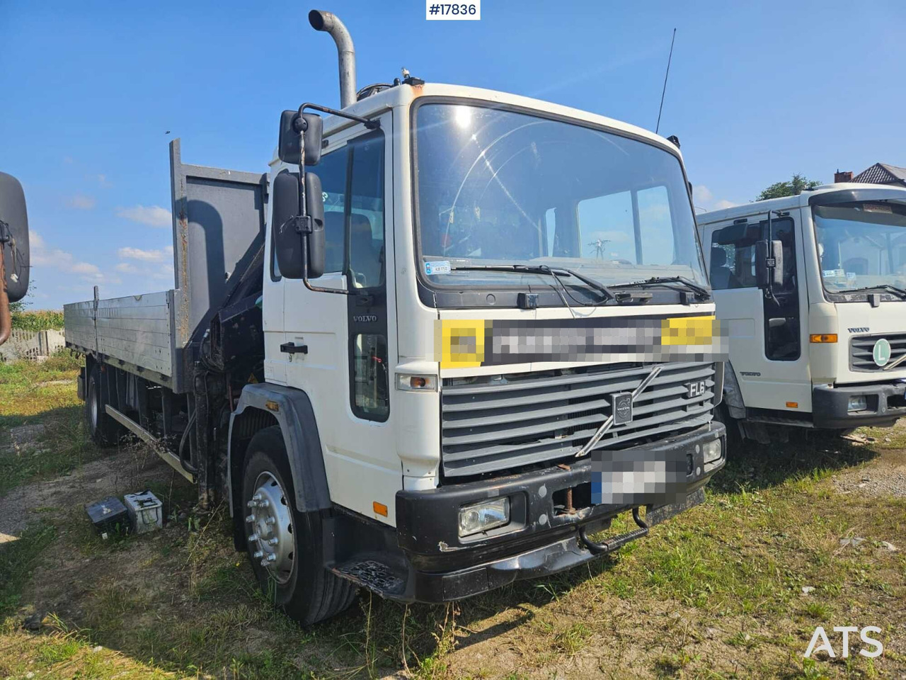 1997 Volvo FL 619 - 栏板式/ 平板卡车, 起重车:图3 1997 Volvo FL 619 - 栏板式/ 平板卡车, 起重车:图3