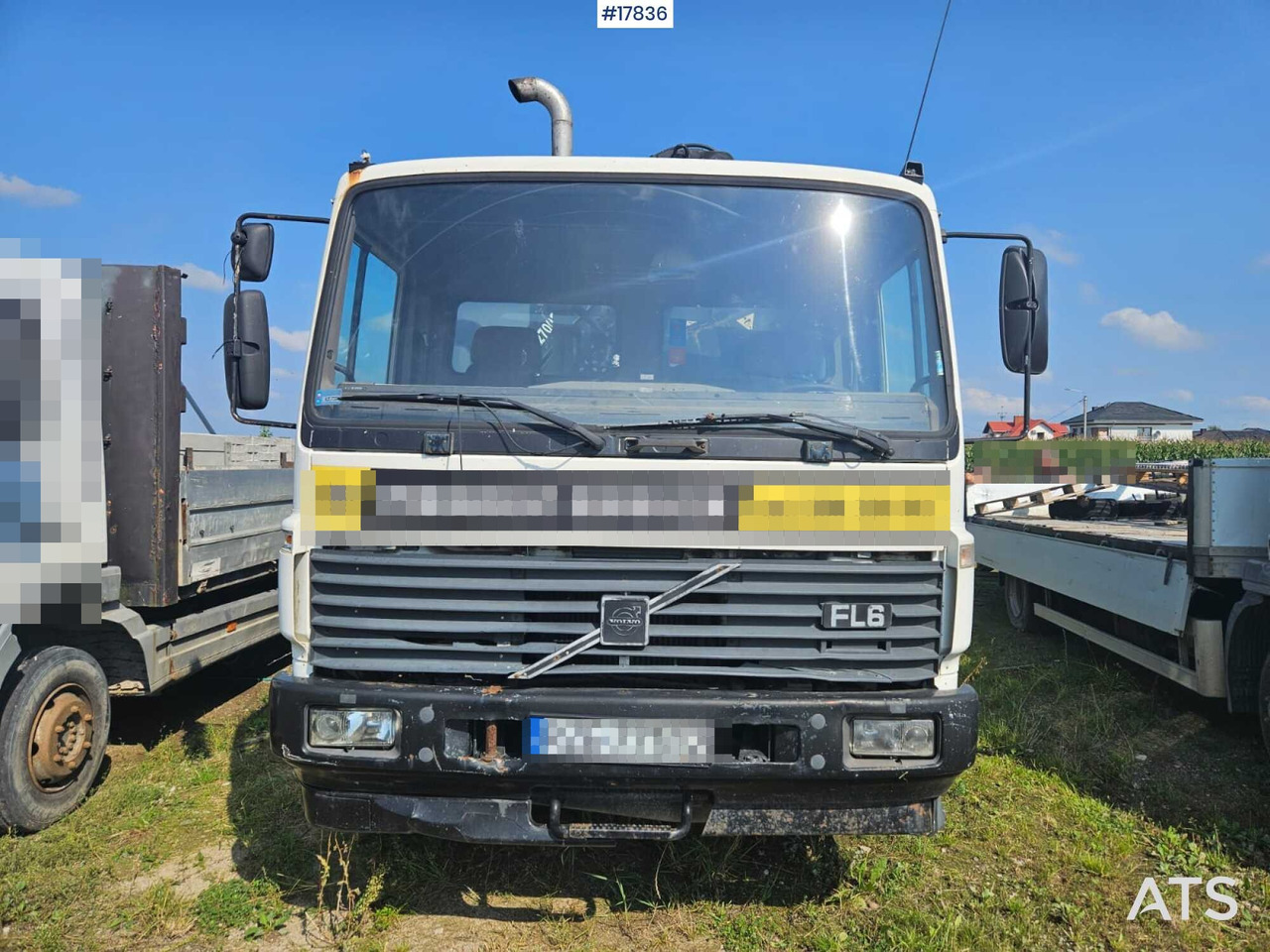 1997 Volvo FL 619 - 栏板式/ 平板卡车, 起重车:图2 1997 Volvo FL 619 - 栏板式/ 平板卡车, 起重车:图2